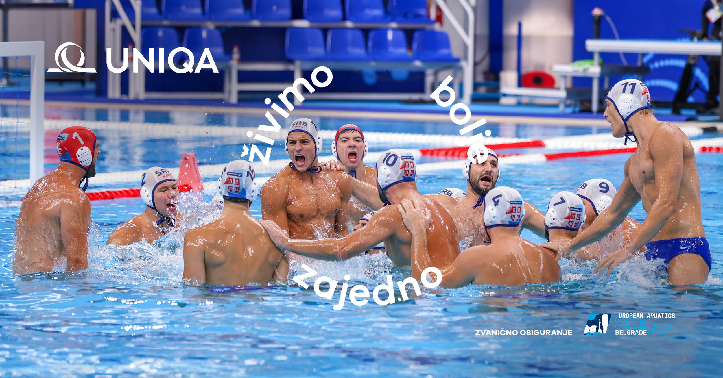 UNIQA zvanično osiguranje evropskog prvenstva u vaterpolu za mu&scaron;karce u Beogradu 2026